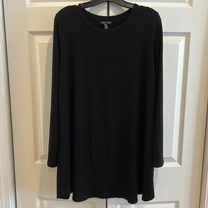 Long black Eileen Fisher top